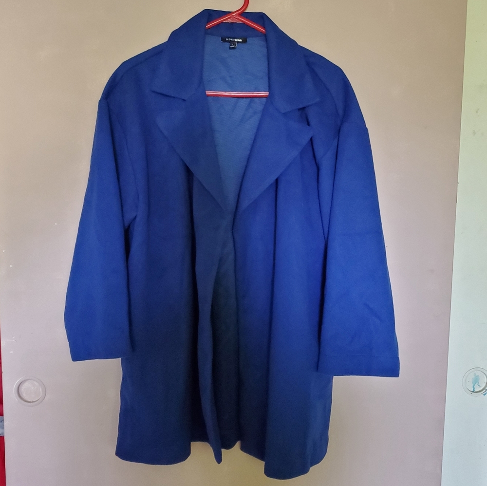 Fashion Nova Cobalt blue Coat Large